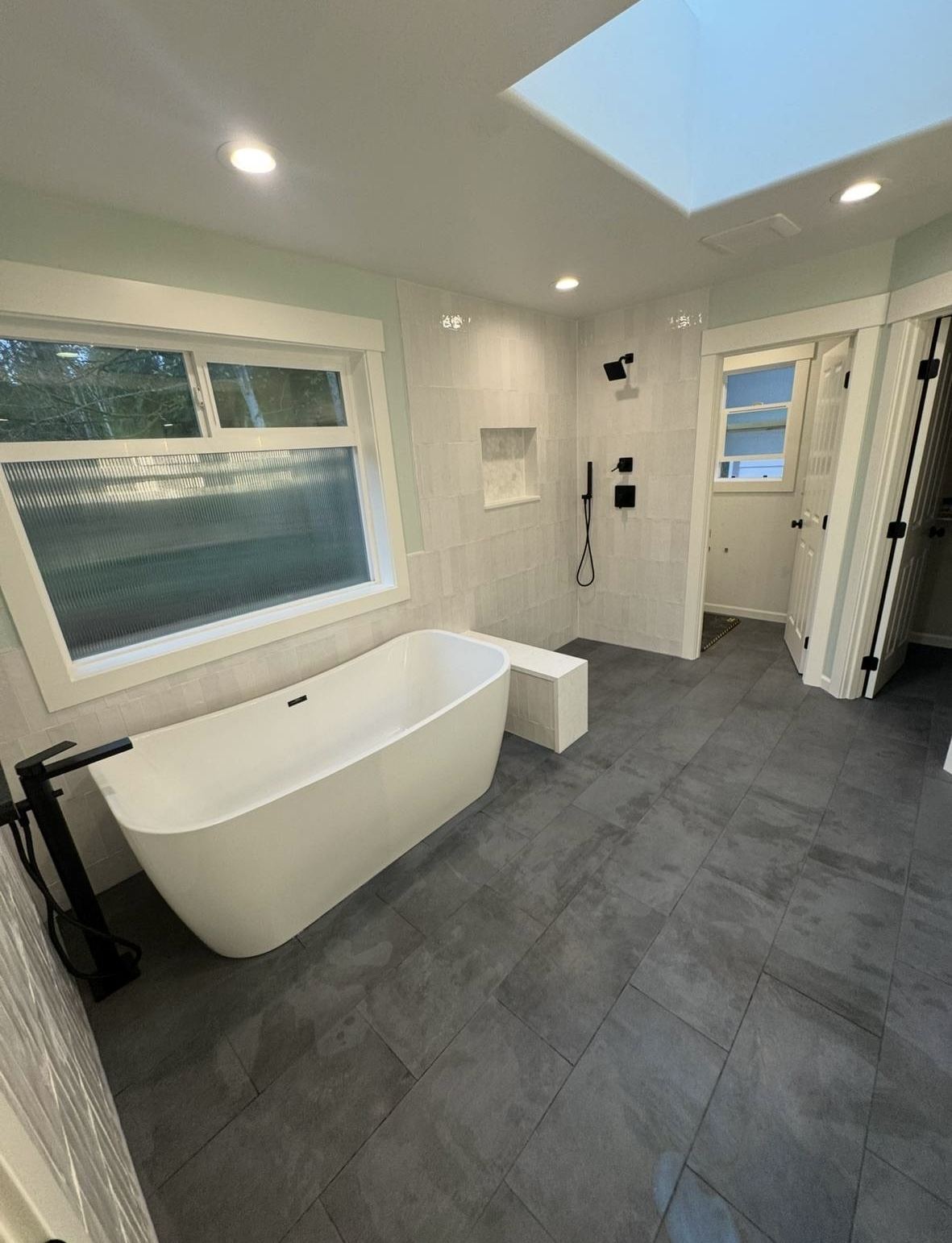 Primary bath remodel — freestanding tub